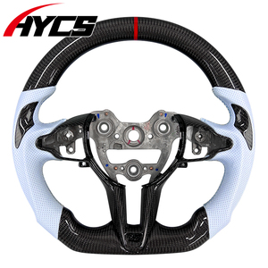 Accesorios para Automóviles, Volante Personalizado de Fibra de Carbono para <span class=keywords><strong>Hyundai</strong></span> Elantra N GT I30N I20N <span class=keywords><strong>Line</strong></span> - Product Image 1