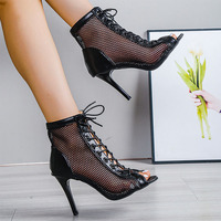 Sandales d'été pour femmes, vente en gros directe d'usine, sandales à talons, sandales à lacets, haute qualité