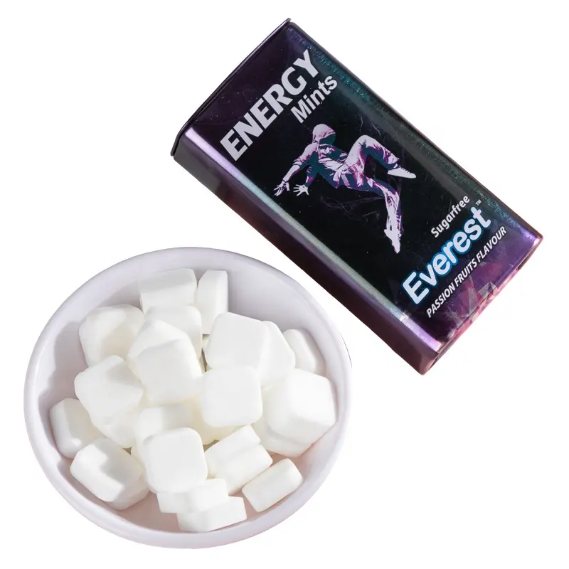 Toptan beyaz buz serin taze tablet şeker ücretsiz nane şekeri nefes enerji nane markaları