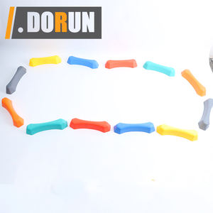 DorunFit Ensemble de 12 blocs d'équilibre antidérapants en PP pour enfants, piste d'obstacles multicolore pour tout-petits - Product Image 1