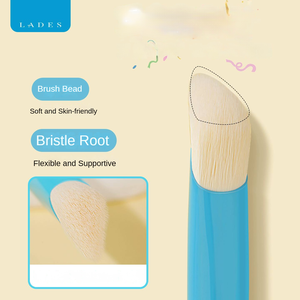 MSQ Professional 6-Piece High Quality Synthetic Hair Makeup Brush <strong>Set</strong> for Face Lips Concealer Application PU Leather Bag for - Product Image 3