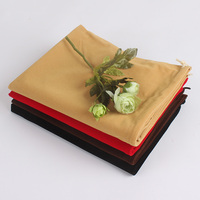 Pochette de luxe en velours avec cordon de serrage pour bijoux, écouteurs, chargeur de batterie externe, sac de rangement pour téléphone portable en gros