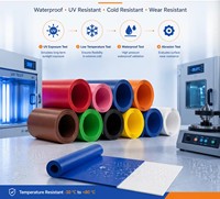 Rouleau de tissu en bâche PP imperméable, non toxique, recyclable, léger et haute résistance pour revêtement de stockage d'eau, bassin, piscine