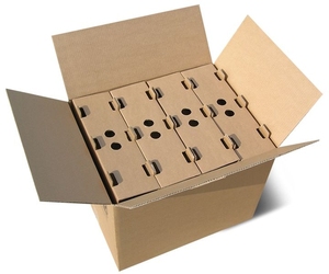 Tùy chỉnh carton <span class=keywords><strong>Champagne</strong></span> 12 <span class=keywords><strong>4</strong></span> gói bia chai các tông sóng bia rượu tàu sân bay vận chuyển hộp với chèn - Product Image 2