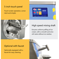Hard ijsmachine 56L/H Commerciële mango gelato maker prijs ijsmachine voor bedrijven