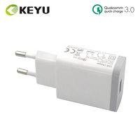 Chargeur mural intelligent USB rapide QC 3.0, 18W, compatible UL FCC CE PSE Qualcomm, 5V3A 9V2A 12V1.5A, adaptateur secteur