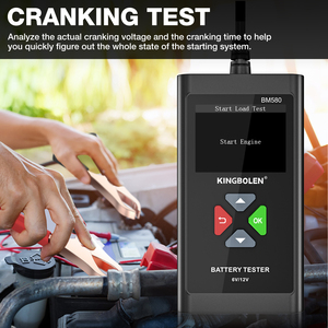 KING BOLEN BM580 Batterie kapazitäts tester <span class=keywords><strong>12V</strong></span> 6V Autobatterie ladegerät Werkzeuge Start-up-Stromkreis-Lade test - Product Image 5