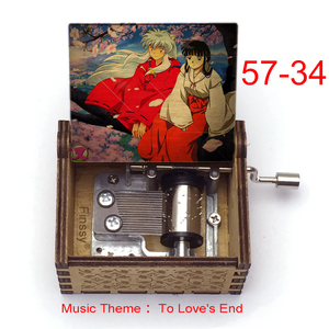 Caja Musical <span class=keywords><strong>de</strong></span> Madera con Manivela, Tema <span class=keywords><strong>de</strong></span> Canción <span class=keywords><strong>de</strong></span> Inuyasha, Regalo <span class=keywords><strong>de</strong></span> Navidad para Niños y Amigos - Product Image 2