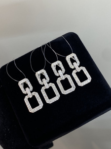 Xinfly 2026 Nuevo Colgante de Lujo con Número 8 en Oro de 18K y Diamantes Naturales, Joyería Fina de Moda para Mujer, Colgante para Bodas y Fiestas - Product Image 1