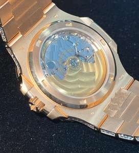 Montre élégante en acier inoxydable avec pierres scintillantes, style classique à quartz, montre élégante parfaite - Product Image 6