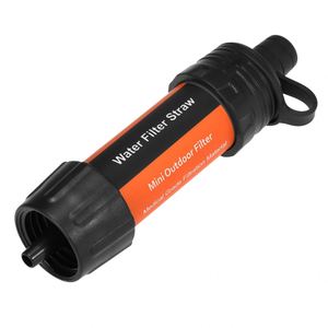 Outdoor Water Filter Straw Water Filtration System Water Purifier for Emergency Preparedness Camping Traveling <b>Backpacking</b> - Product Image 1