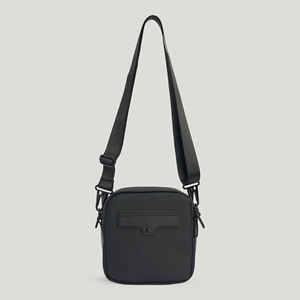 Wholesale Custom Water Resistant PU Single <b>Shoulder</b> <b>Bag</b> Fashionable Vegan Messenger <b>Bags</b> Men's Mini Crossbody <b>Bag</b> Button - Product Image 1