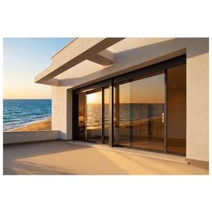 <span class=keywords><strong>Rail</strong></span> de <span class=keywords><strong>porte</strong></span> <span class=keywords><strong>coulissante</strong></span> en alliage d'aluminium Lukliving, design moderne fini <span class=keywords><strong>pour</strong></span> l'extérieur - Product Image 3