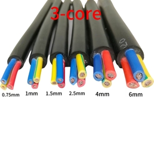 <span class=keywords><strong>Cable</strong></span> flexible de núcleo de cobre RVV, <span class=keywords><strong>2</strong></span> 3 4 <span class=keywords><strong>5</strong></span> Core 0,75 1 1,<span class=keywords><strong>5</strong></span> <span class=keywords><strong>2</strong></span>,<span class=keywords><strong>5</strong></span> 4 6 <span class=keywords><strong>mm</strong></span> <span class=keywords><strong>Cable</strong></span> y <span class=keywords><strong>cable</strong></span> de alimentación de la H05VV-F - Product Image 2