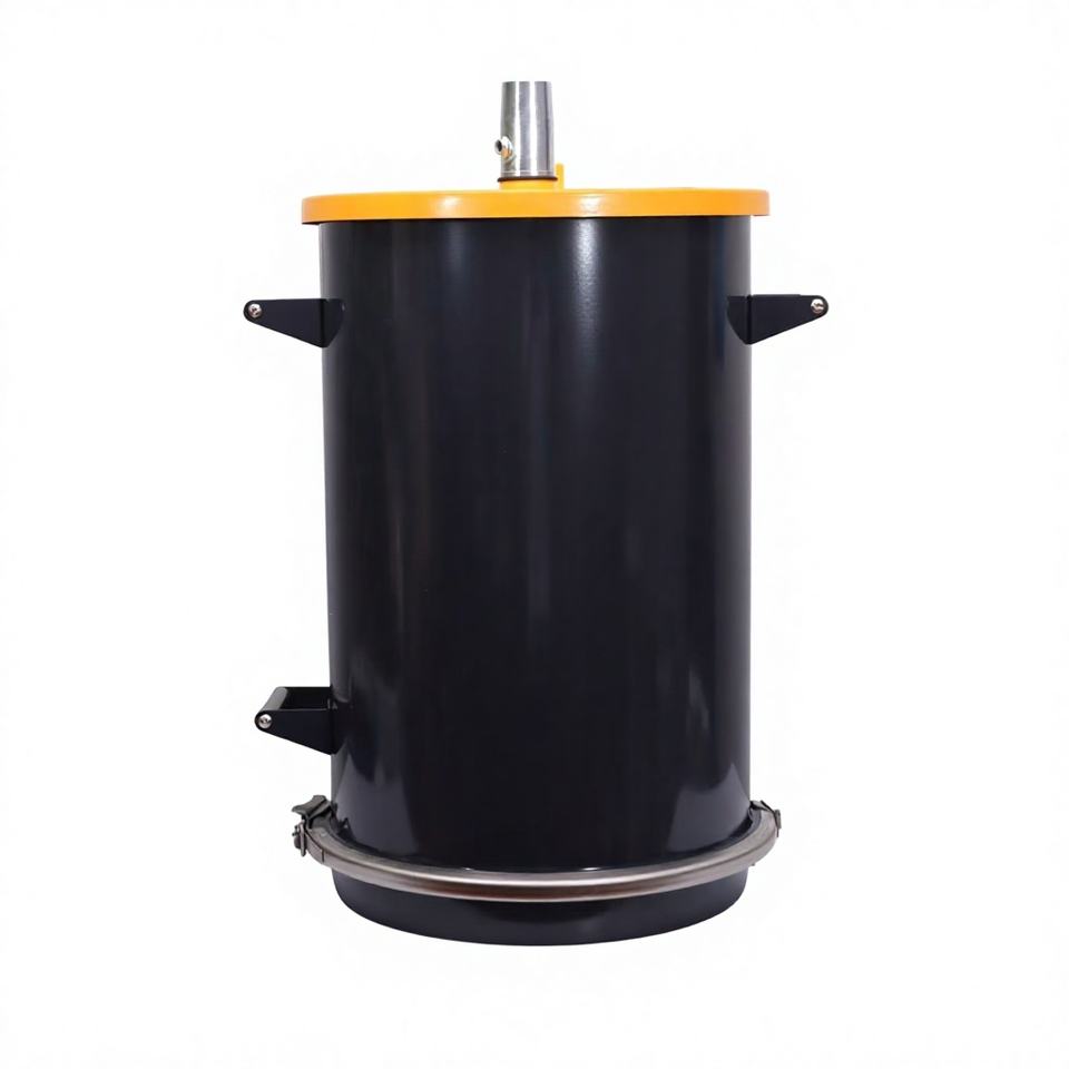 390*600mm Detachable Carbon Steel Round Fluidizing Powder Hopper for ...
