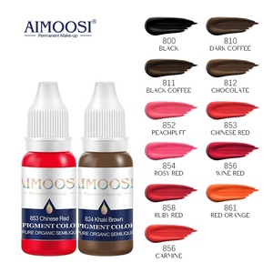 Aimoosi Organic Microblade Micro Pigment 3ml Cosmetic Color Microblading Pigment Microblading Ink