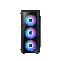 Casing komputer Gaming Desktop RGB paling populer casing komputer ATX/M-ATX untuk Gaming
