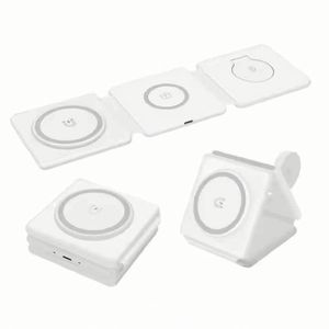 Fast 3in1 <b>Wireless</b> Charger Compatible Magnetic 15W 10W 2.5W 3 in 1 Universal <b>Wireless</b> Charger Charging Station - Product Image 2