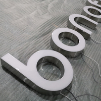Panneau d'affichage de lettres LED en résine époxy avec logo personnalisé Publicité rétroéclairée en 3D pour bâtiments extérieurs Hôpitaux Bars Bureaux Numéro de modèle