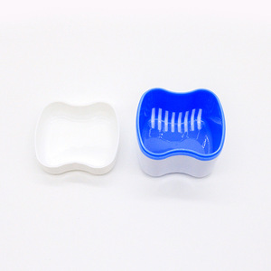 European Style Tooth Storage <b>Box</b> Plastic Split Type With Mesh For <b>Denture</b> Retainer Braces Care - Product Image 4