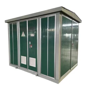 outdoor compact substation 1500kva smart rainproof box type complete 33 kv electric transformer substation