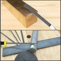 5PCFiles Set Mini Râpe Travail Du Bois Ponçage Façonner Petit Lime En Acier Aiguille Métal Bois Dur Liège Polissage Sculpture Outils Pour La Main