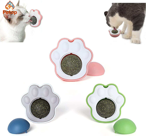 Jouet pour chat de haute qualité en forme de patte de chat, balle à mâcher à la menthe, non toxique, mignon, interactif - Product Image 1