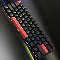 Nouveau clavier mécanique portable à 61 touches avec interface USB, anti-ghosting, rétroéclairage LED