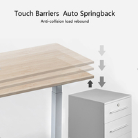Bureau informatique réglable en hauteur, hautement recommandé, avec système de levage automatique pour position assise ou debout