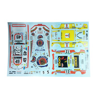 Papier de transfert sérigraphique professionnel avec vernis de sur-impression pelable pour cadres de vélos, jouets miniatures