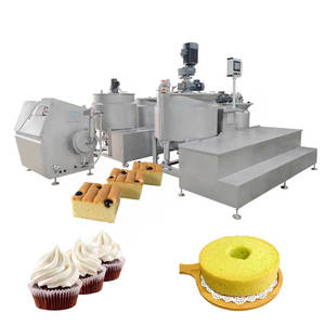 Belüftungs-Kontinuierlicher Mixer Chiffon-Kuchen-Teig Belüftungsmaschine Schwerer Schlagsahne-Herstellungsautomat - Product Image 1