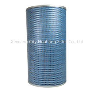 Elemento de filtro de aire plisado de poliéster Cartucho de filtro de polvo Filtro de aire reemplazable ignífugo - Product Image 6