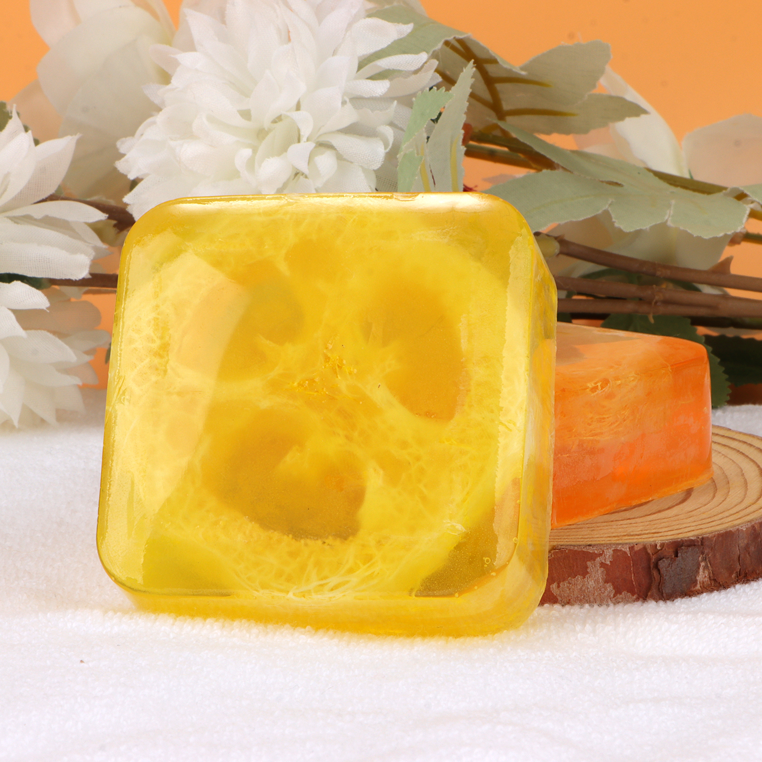 Веганское мыло Loofah питательное отшелушивающее для чувствительной кожи аромат свежего алоэ мед кокосовый имбирь для дома спа-отеля без использования
