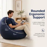 Canapé gonflable floqué portable, fauteuil pouf gonflable pliable, canapé de loisirs pour chambre, salon, intérieur, mobilier de maison