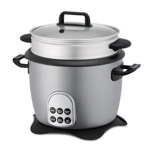 หม้อหุงข้าวไฟฟ้าอเนกประสงค์ดิจิตอล1.8L หม้อหุงข้าว10ใบพร้อมหม้อนึ่งอลูมิเนียมถ้วยตวงและช้อนข้าว - Product Image 3