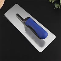 Truelle à carreaux crantés avec lame en acier inoxydable de haute qualité poignée en plastique truelle à béton