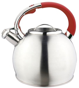 Fashion Stainless Steel Color Tea <strong>Kettle</strong> <strong>Induction</strong> Whistling <strong>Kettle</strong> with Zinc Alloy Handle - Product Image 1