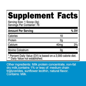 Nutrition Boost GI Tract Muskel immunsystem Bester Preis Nahrungs ergänzungs mittel Rinder kolostrum pulver für alle Altersgruppen - Product Image 2