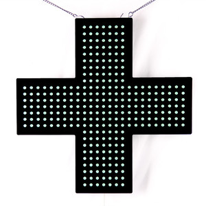 MINI panneau croisées d'intérieur LED, livraison gratuite, 60x60cm, pour hôpital, pharmacie - Product Image 3