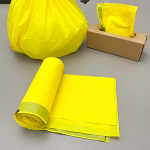 Sacs poubelle biodégradables compostables jetables écologiques en plastique avec cordon de serrage - Product Image 6