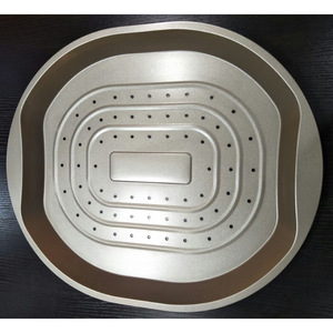 Oval Perforated <b>Baking</b> Pan Carbon Steel Non Stick Coating For Home <b>Baking</b> - Product Image 5