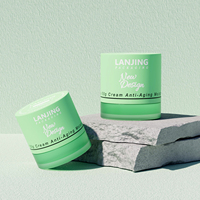 Pot en verre transparent pour crème de soin 30g 50g, flacon en verre pour lotion contour des yeux, emballage cosmétique, flacon de lotion avec couvercle doré ou argenté