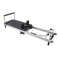 Machine de Pilates pliable professionnelle en aluminium ALU1000 avec barre de repose-pieds réglable pour équipement de fitness à domicile