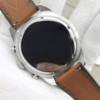 Montre chronographe à cadran vert avec chiffres arabes, mouvement original, cristal saphir, bracelet en cuir FS, montre sport pour homme