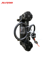 Compresseur d'air pour voiture ALITAIR 12V/24V à double cylindre, compresseur de suspension pour système de suspension pneumatique A480C-2 Max 300PSI