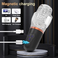 Masturbator für Männer Spielzeug automatische saugmaschine Masturbationsbecher für Männer Tiefe Kehleorale Scheide saugfunktion Vibrierende Sexmaschine