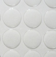 Autocollant dôme transparent personnalisé étiquette de logo 3D PU autocollants bombés en résine époxy