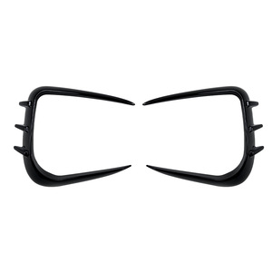 Grille de calandre avant Volkswagen ID.3, finition noir piano, texture fibre de carbone, autocollant ABS, 2019-2022 - Product Image 5