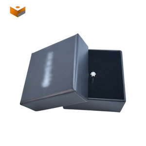 Anillos de joyería personalizados de diseño de lujo Caja de regalo Embalaje Pendientes Caja de joyería Paquete Tapa y caja base - Product Image 1