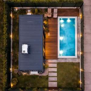 Kit complet de maison conteneur solaire hors réseau de 20 pieds, prix usine Chine, prêt à l'emploi, certifié CE, pour sites touristiques et camping - Product Image 4